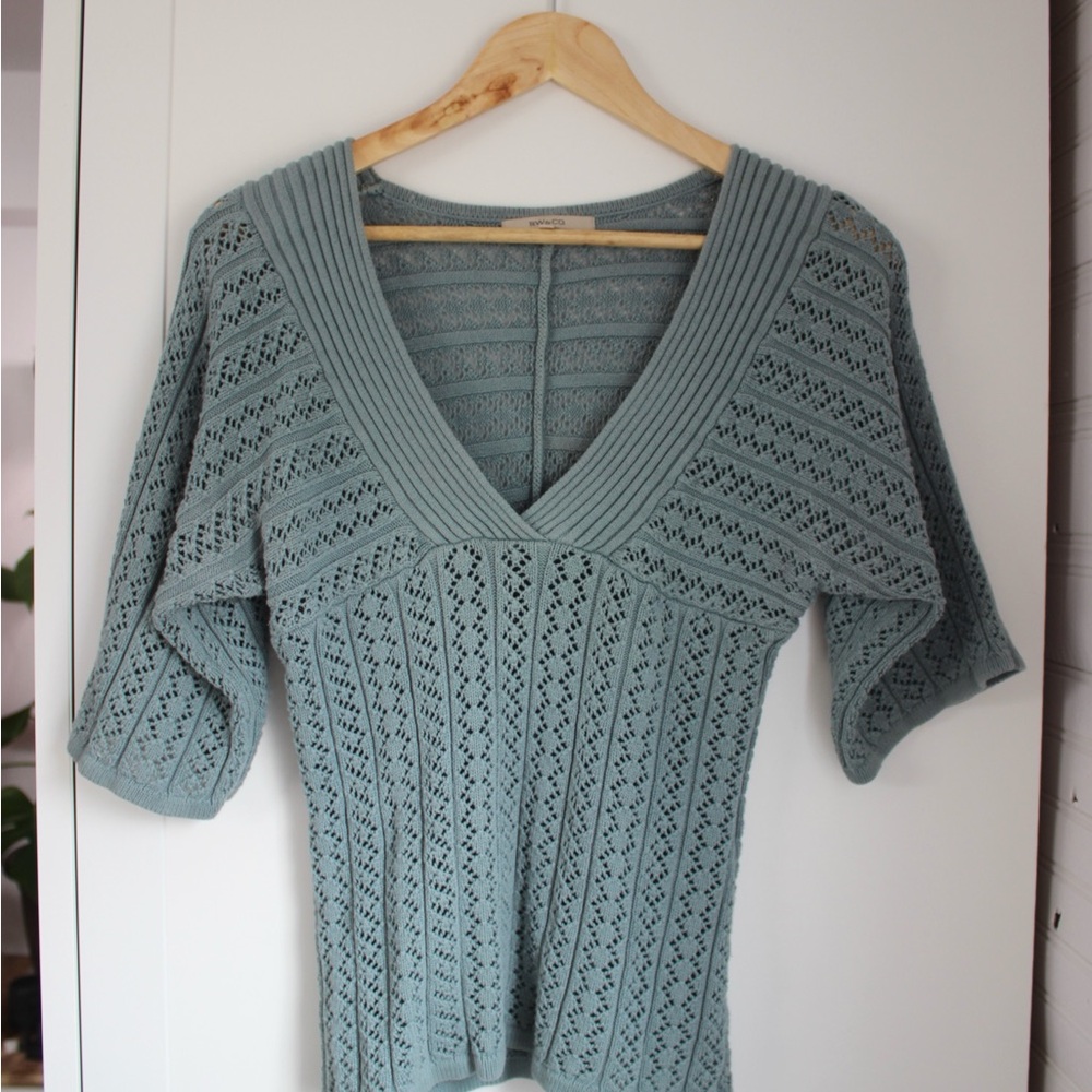Women's V-Neck Knit Sweater